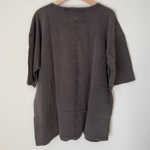 NEW Free People Care FP Harvey Tee In Washed Black - Picture 10 of 16